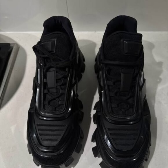 Black Prada Cloudbust Thunder Technical Fabric Sneakers - Picture 3 of 3